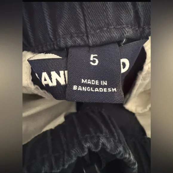 Lands’ End Navy Blue Pants, 5T - Picture 2 of 3